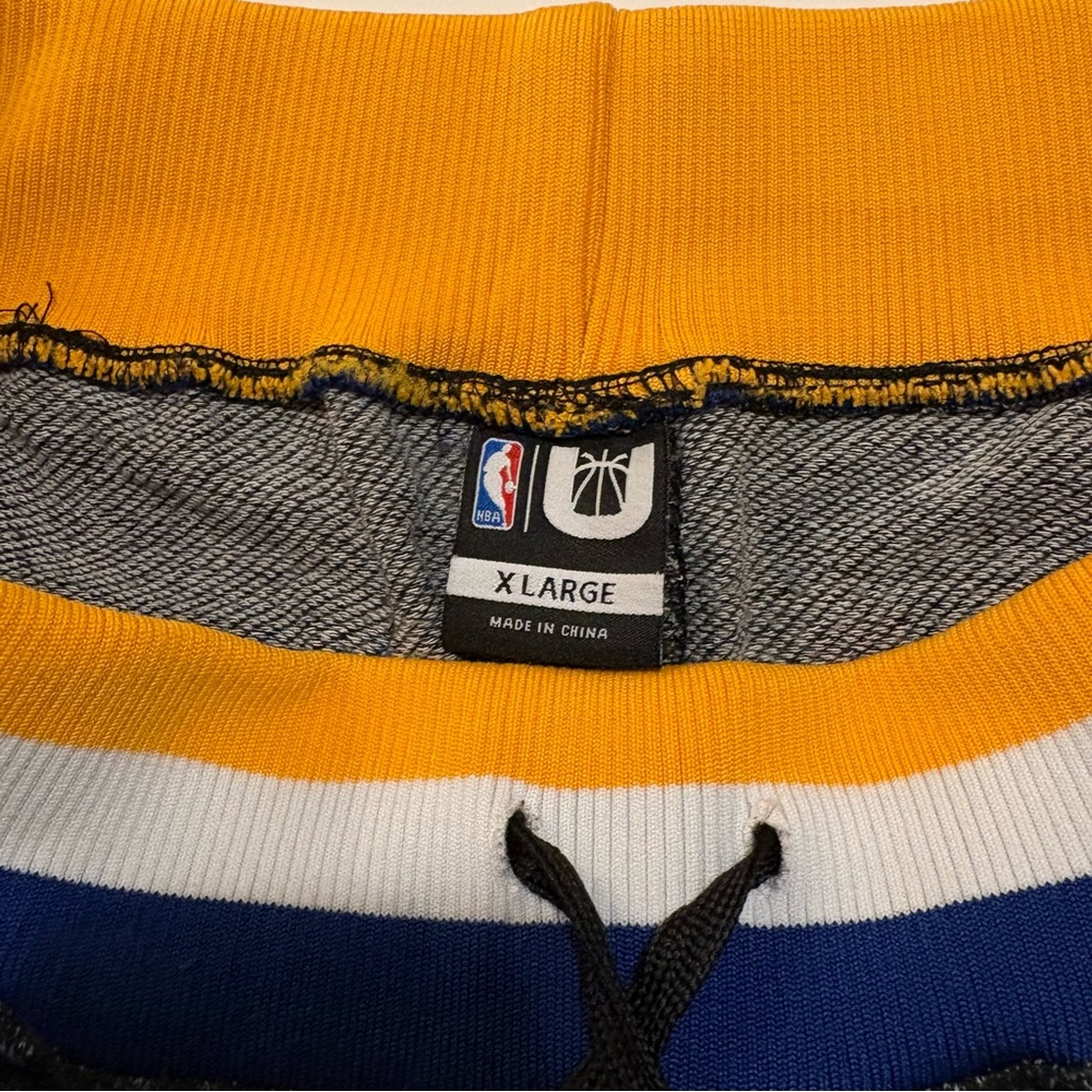 Golden State Warriors NBA Joggers Men’s XL‎ Dark Black Gray Sweatpants - Picture 8 of 10